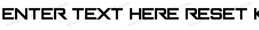 Enter text here Reset Kongress Dem字体转换